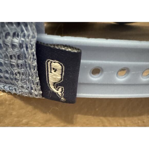 VINEYARD VINES Hat Blue White Adjustable Snapback Mesh Cap - Picture 6 of 6